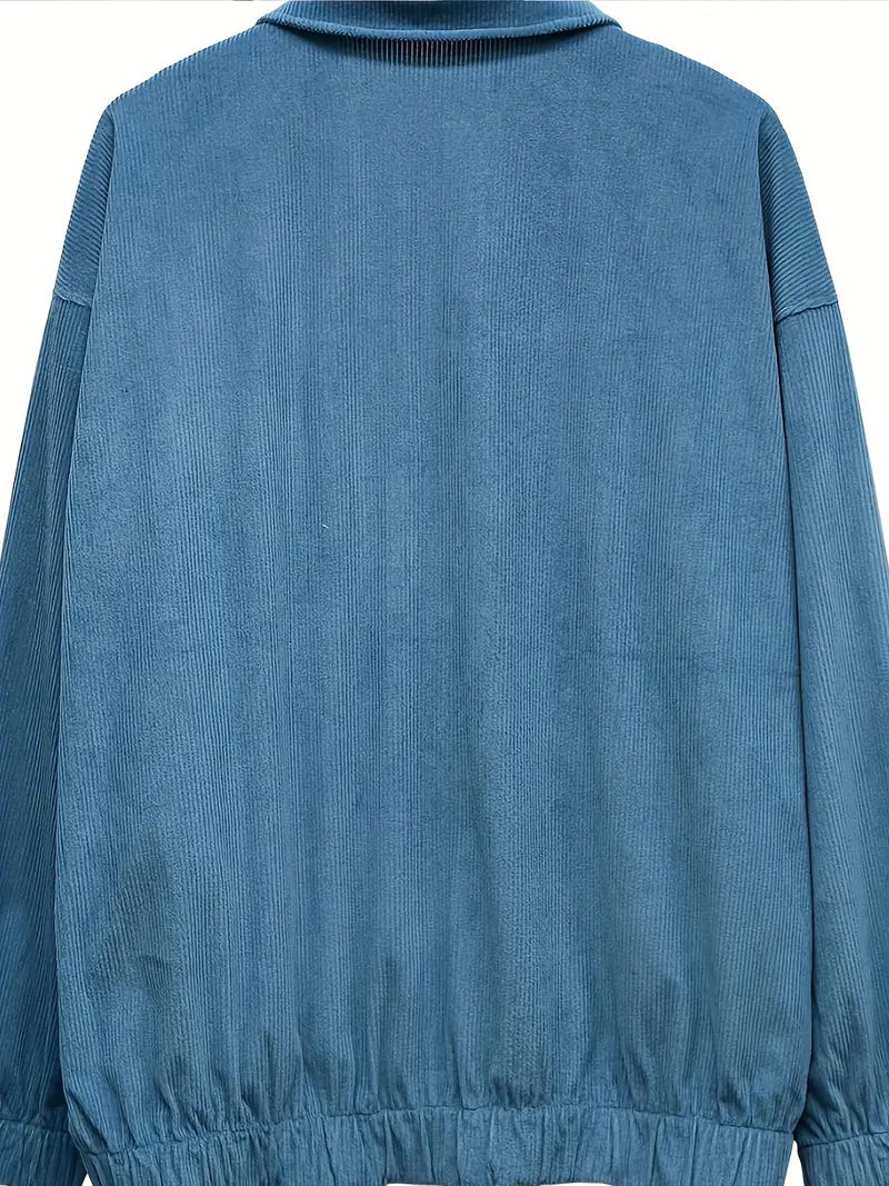 Herren Cord Varsity Jacke