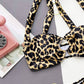Damen Leopard Ring-Detail Bikini-Set