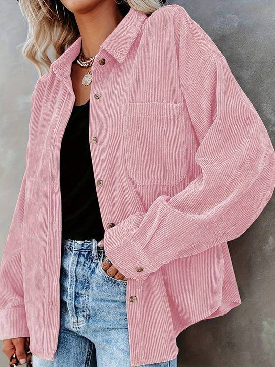 Polo Cordstoff Damen Stil Authentizität