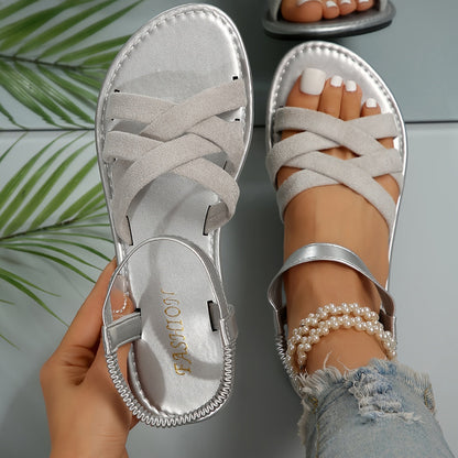 Riemchensandalen Dunkelbraun Leder Komfort