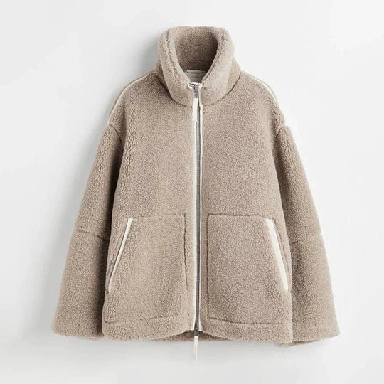 Damen Cozy Fleece Zip-Up Jacke