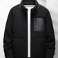 Herren Warme Lammwolljacke