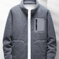Herren Warme Lammwolljacke