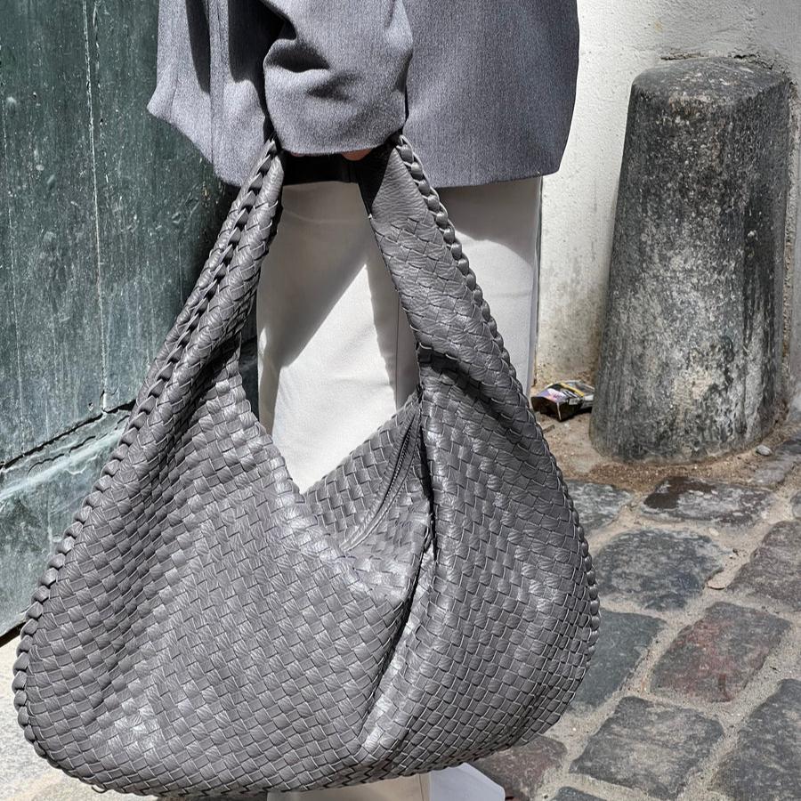 Damen Trendige Geflochtene Handtasche Bequem Alltag