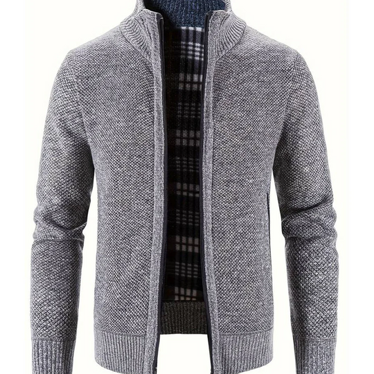 Herren Strickjacke Mit Reißverschluss Strickjacke