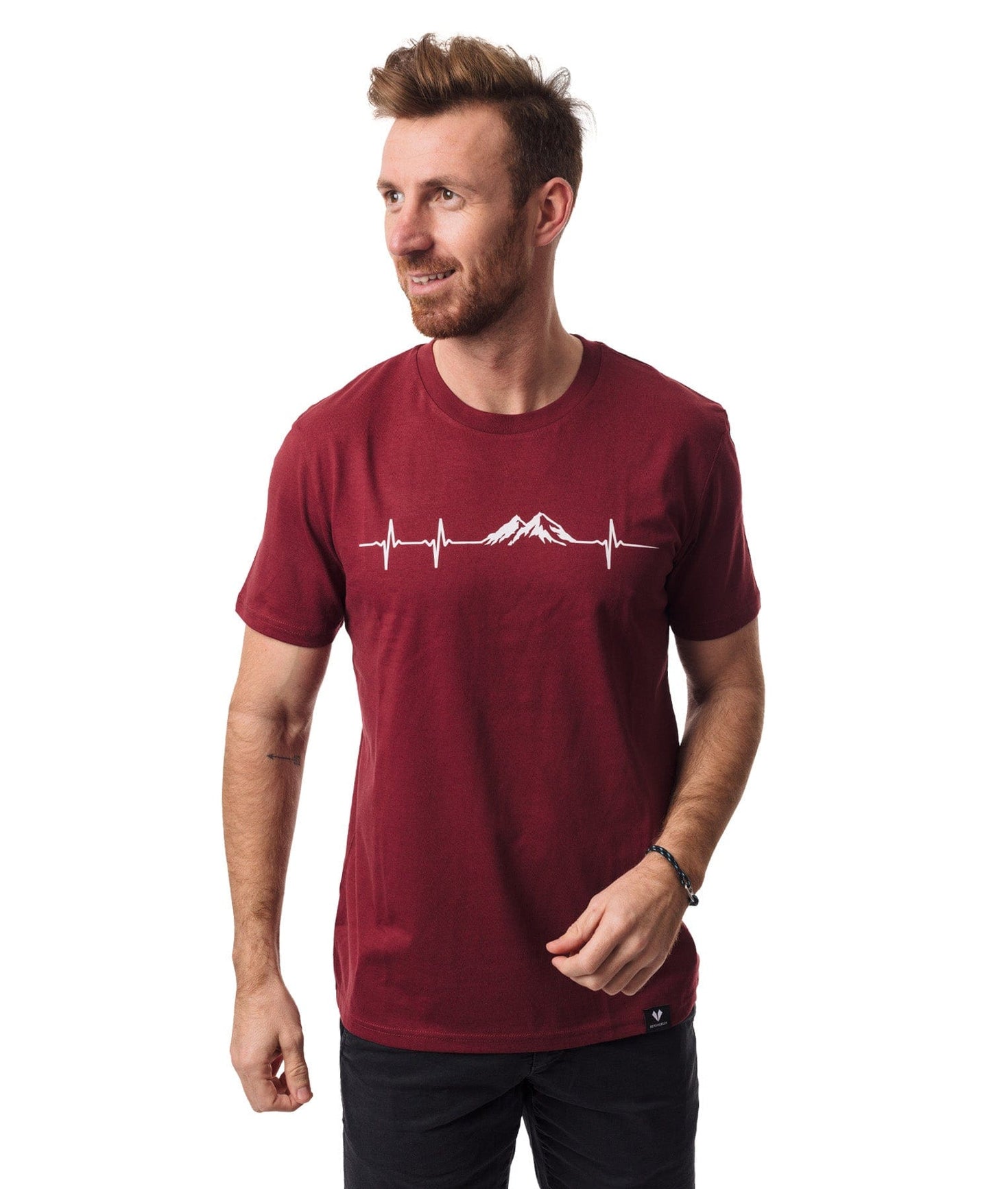 Fudus | Premium Herren Bio Shirt Mit Bergmotiv