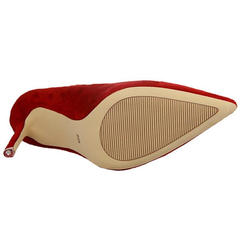 High Heels Pumps Wildleder Klassisch Komfort