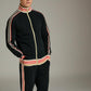 Herren Trainingsanzug Mit Gestreifter Sporthose Bequem