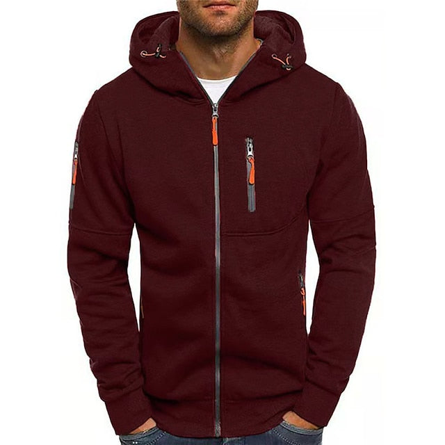 Herren Bequemer Herren-Kapuzenpullover für Alltag