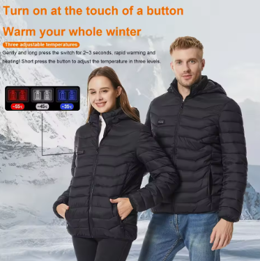 Fudus | Warme Outdoor-Jacke, über USB aufladbarer beheizbarer Mantel