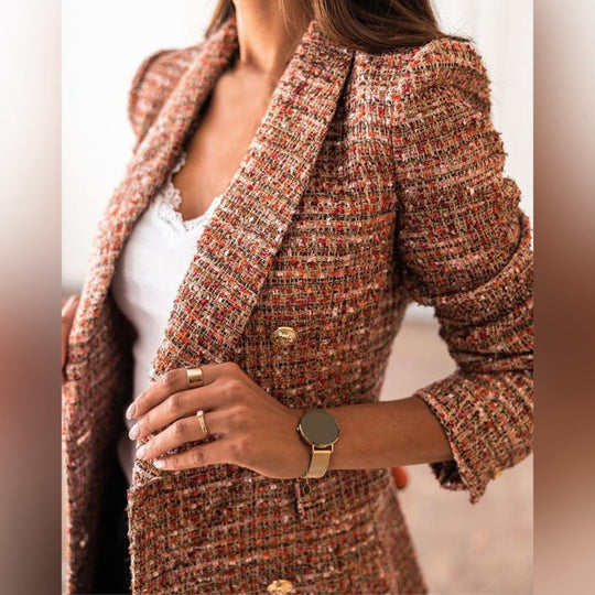 Blazer Lang Klassisch Damen