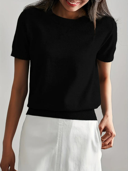 Damen T-Shirt Im Sweatshirt Stil Bequem Alltag