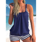 Damen Badeanzug Tankini 2 Teilig Elegant Bequem Schmeichelhaft