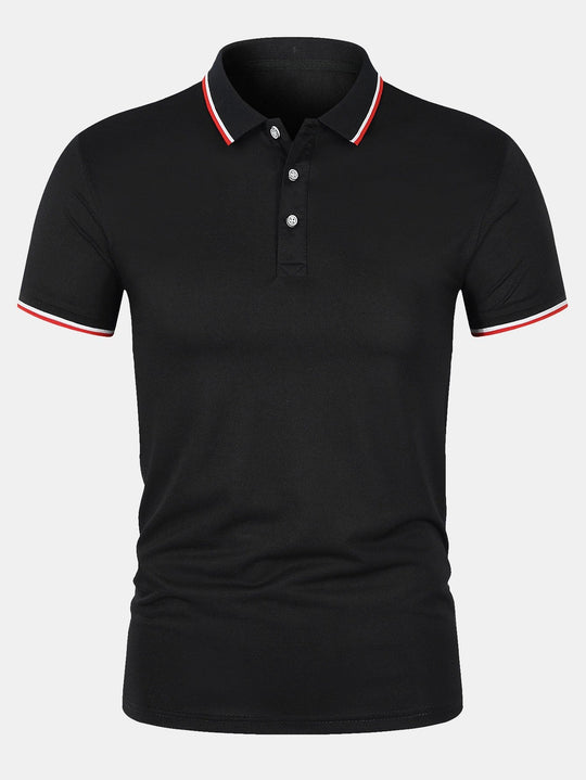 Poloshirt Mesh Elegant Chic