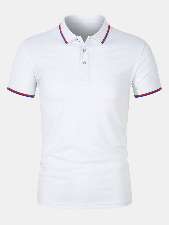 Poloshirt Mesh Elegant Chic
