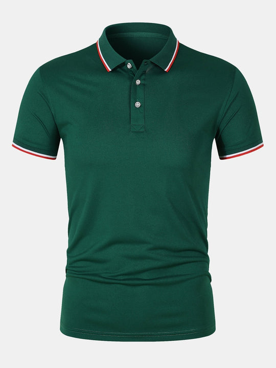 Poloshirt Mesh Elegant Chic
