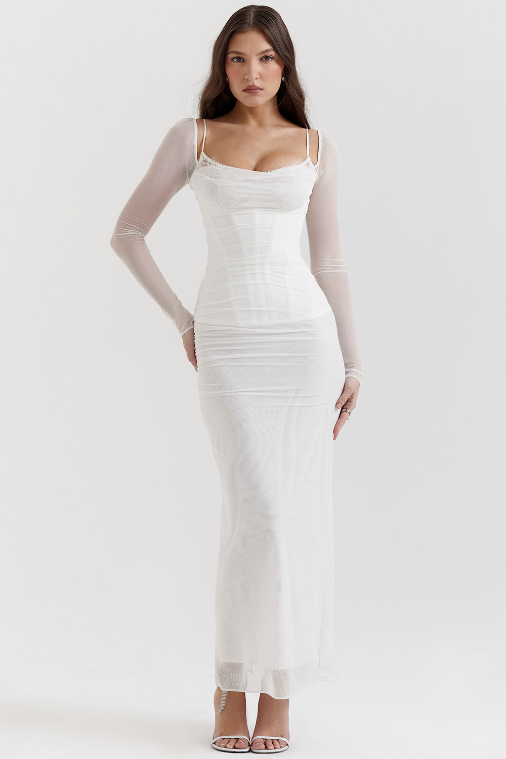 Maxi Kleid Mesh Elegant