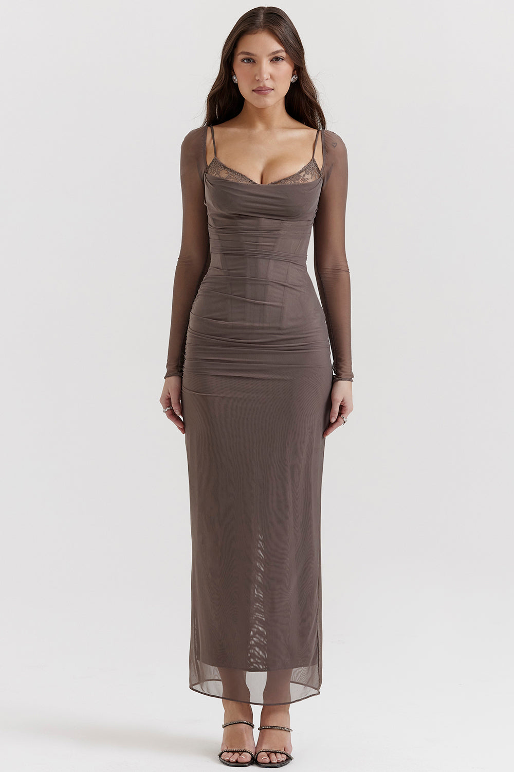 Maxi Kleid Mesh Elegant