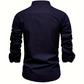 Herren Slim-fit Hemd Langarm