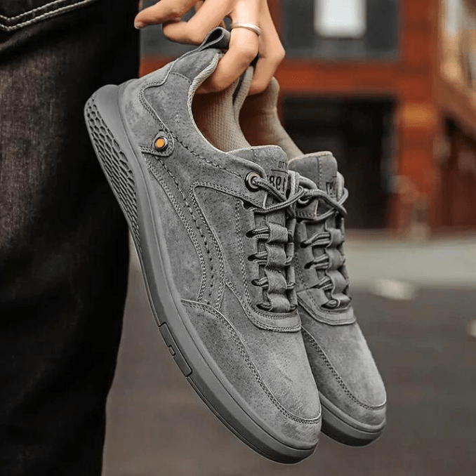 Herren Sneakers Italienische Wildleder Sneakers Lässig Und Komfortabel