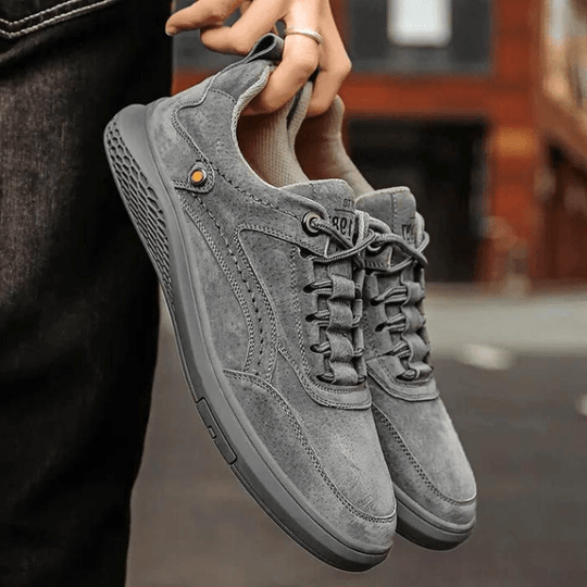 Herren Sneakers Italienische Wildleder Sneakers Lässig Und Komfortabel