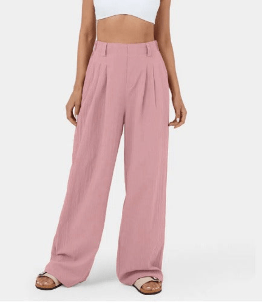 Damen Elegante Hose Mit Hoher Taille