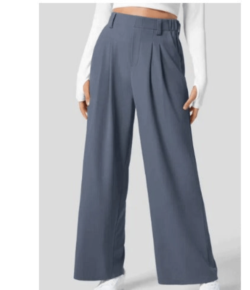 Damen Elegante Hose Mit Hoher Taille