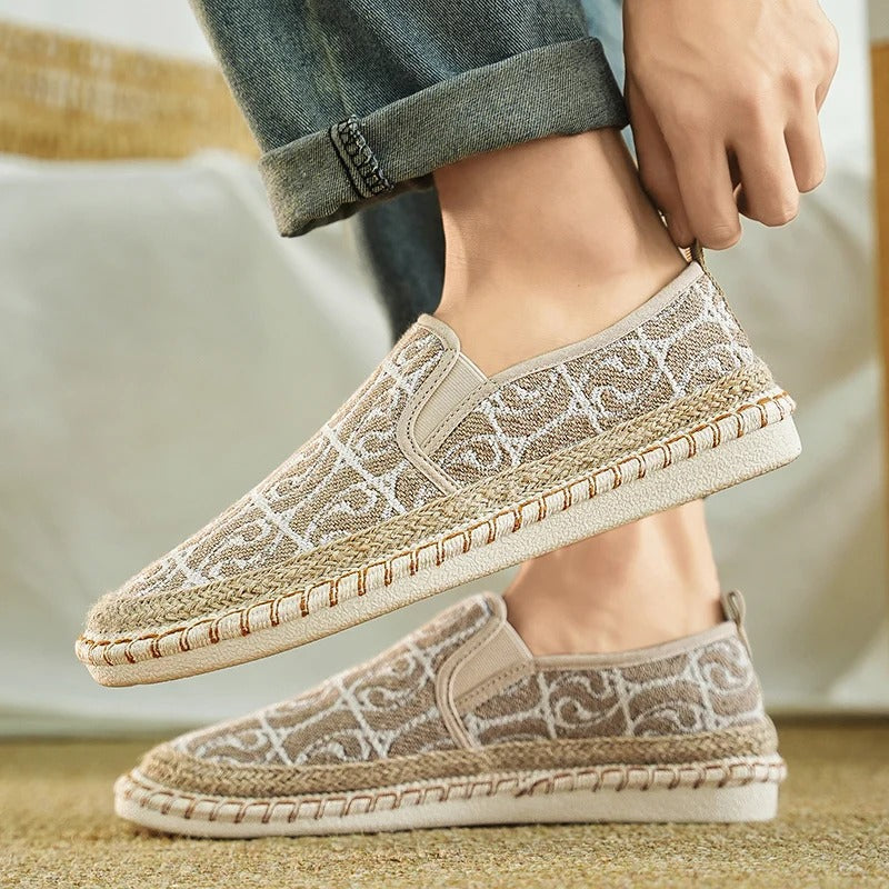 Herren Schuhe Segeltuch Baumwolle Stylisch Rutschfest Flexibel