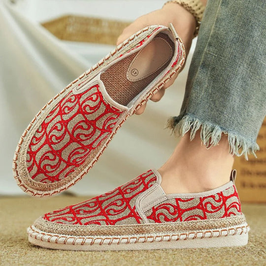 Herren Schuhe Segeltuch Baumwolle Stylisch Rutschfest Flexibel