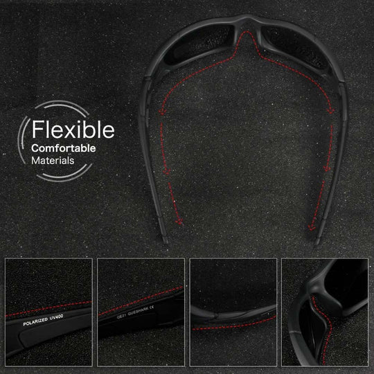 Herren Adventure Pro Polarisierte Motorrad Sonnenbrille Für Klare Sicht