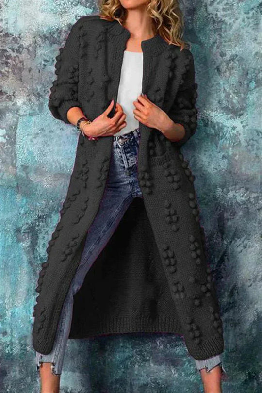 Strickcardigan Lang Damen Elegant