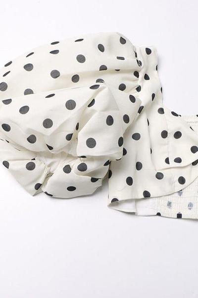 Rock Set Damen Ellie Polka Dot