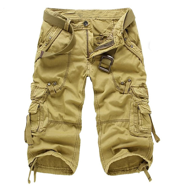 Herren Cargo Shorts mit Mehreren Taschen