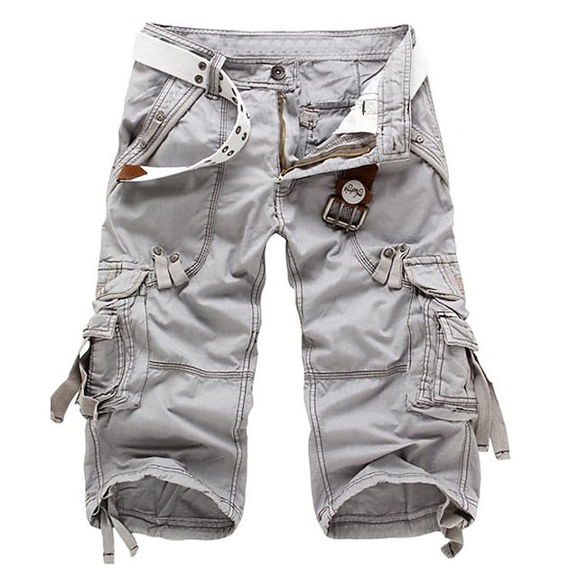 Herren Cargo Shorts mit Mehreren Taschen