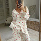 Lola | Das ästhetische Herz-Pyjama-Set
