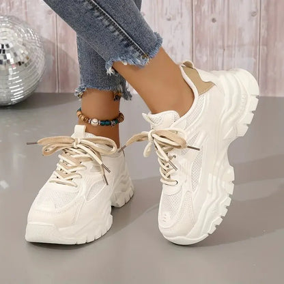 Damen Bequeme Trendige Sneakers