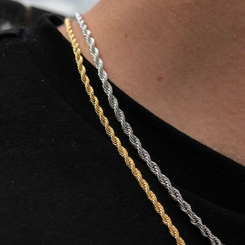 Herren Stilvolle Halskette Mit Kette