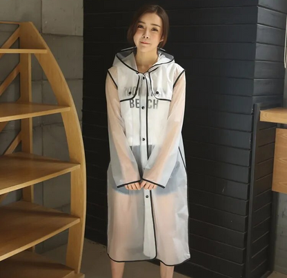 Fudus | Transparenter Regenmantel