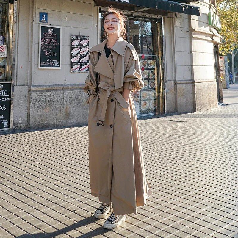 Fudus | Chic Übergröße Trenchcoat Für Ultimativen Stil Fit