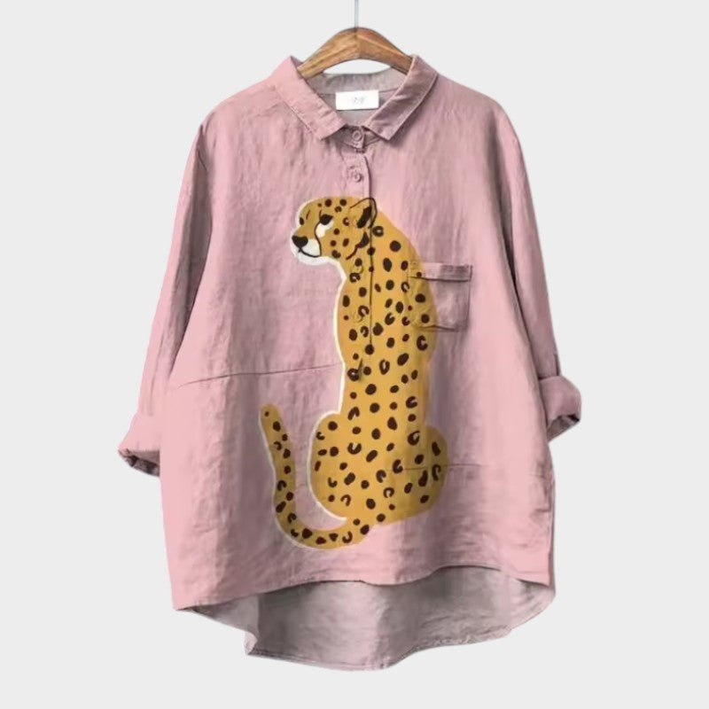 Fudus | Schicke Bluse mit Knopfleiste vorne