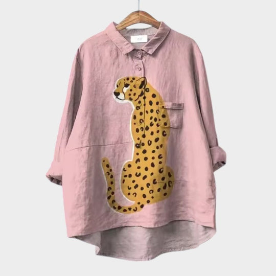 Bluse Schick Knopfleiste Zeitlos