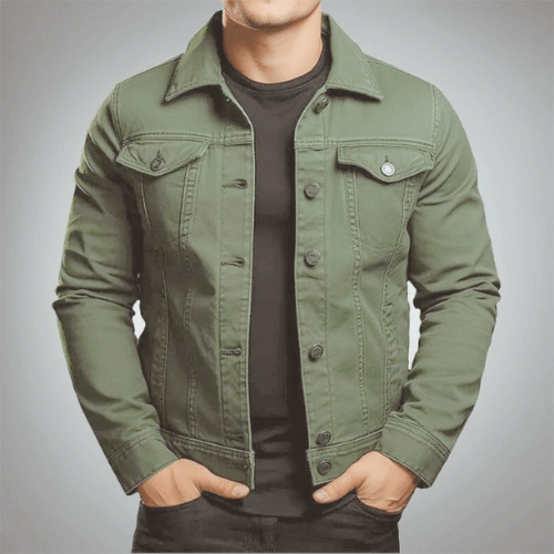 Herren Jeansjacke Denim Lässig & Trendig