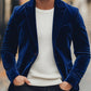 Fudus | Weinlese Samt Einreiher Anzugjacke Elegant & Stilvoll