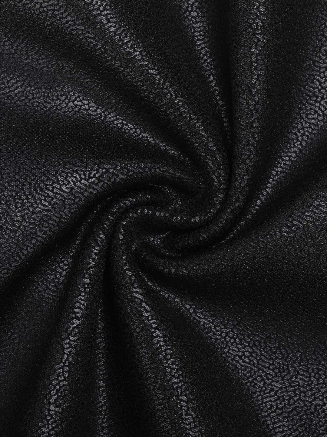 Damen Skulpturierendes Kunstleder Reißverschluss Mini Kleid