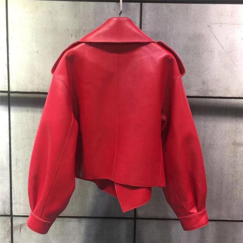 Gestalter Lederjacke Damen Weich Elegant Robust