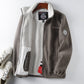 Herren Norweger Fleece-Winterjacke