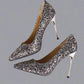 Fudus | Rhinestone High Heels Spitz Pumps Übergrößen