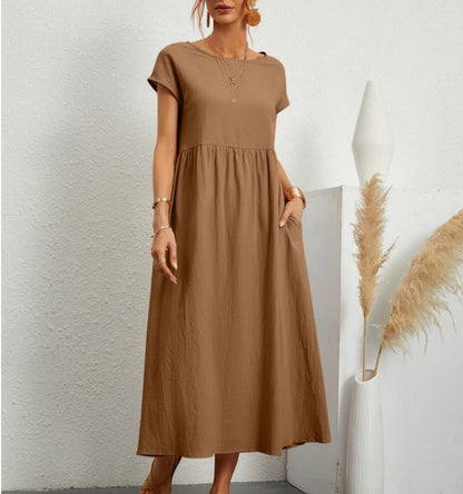 Damen Elegantes Sommerkleid mit Feinem Schnitt
