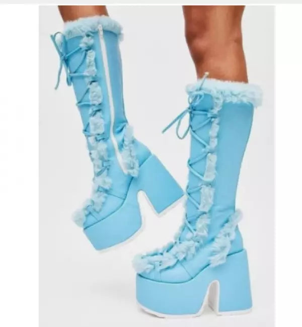 Fudus | Stiefel Aus Plüsch