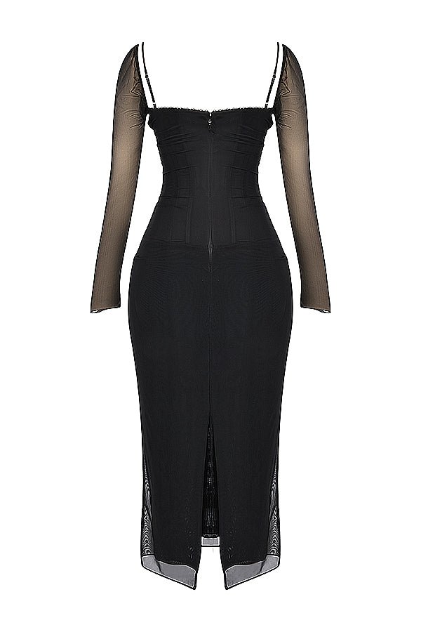 Maxi Kleid Mesh Elegant